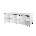 True TUC-93D-6-HC~SPEC3 - Deep Undercounter Refrigerator, (6) drawers